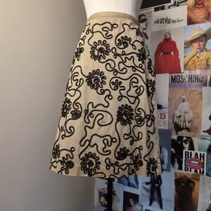 Y2K Embroidered Bohemian Skirt